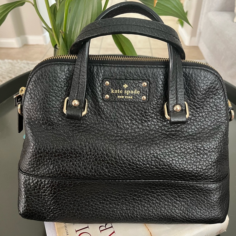 Kate Spade pebbled leather satchel
